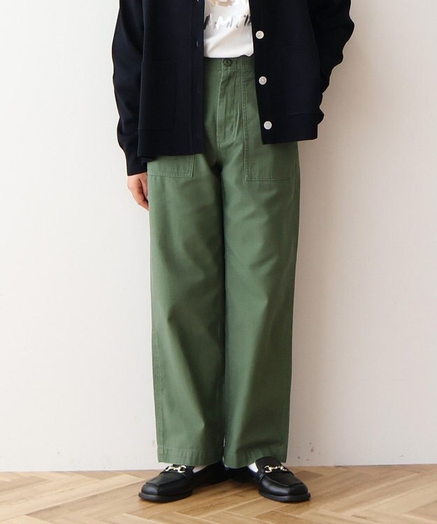 AMERICAN HOLIC 綿スラブベイカーパンツ Khaki