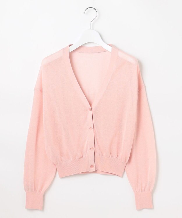 Feroux シアーニット カーディガン ピンク系