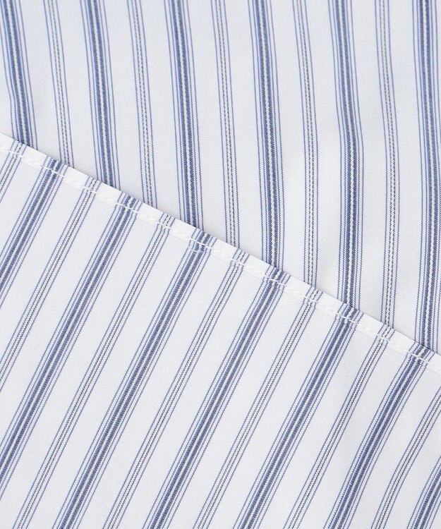 J.PRESS MEN ドビーマルチストライプ シャツ ホワイト系1