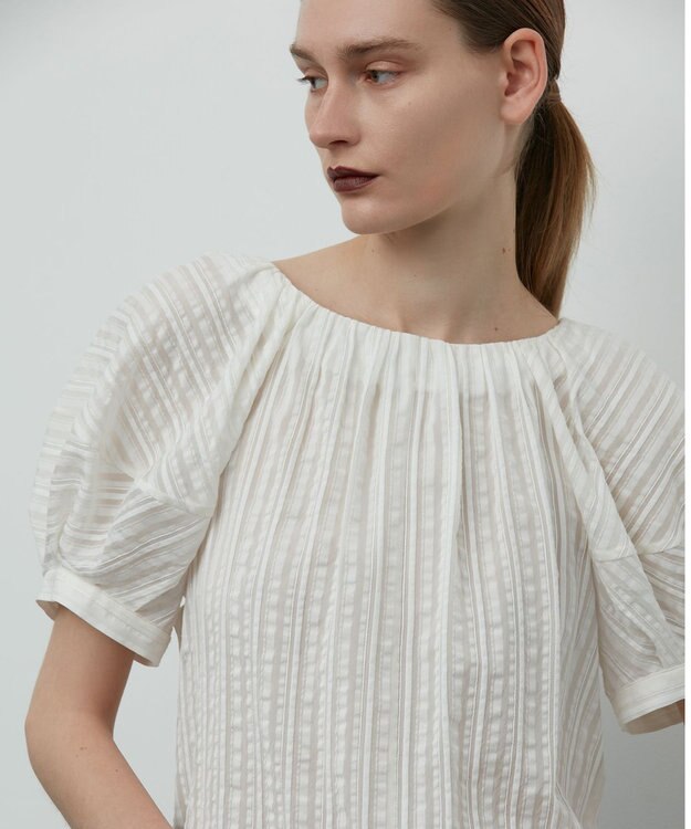 BEIGE， VIVIENNE / バルーンブラウス Ecru