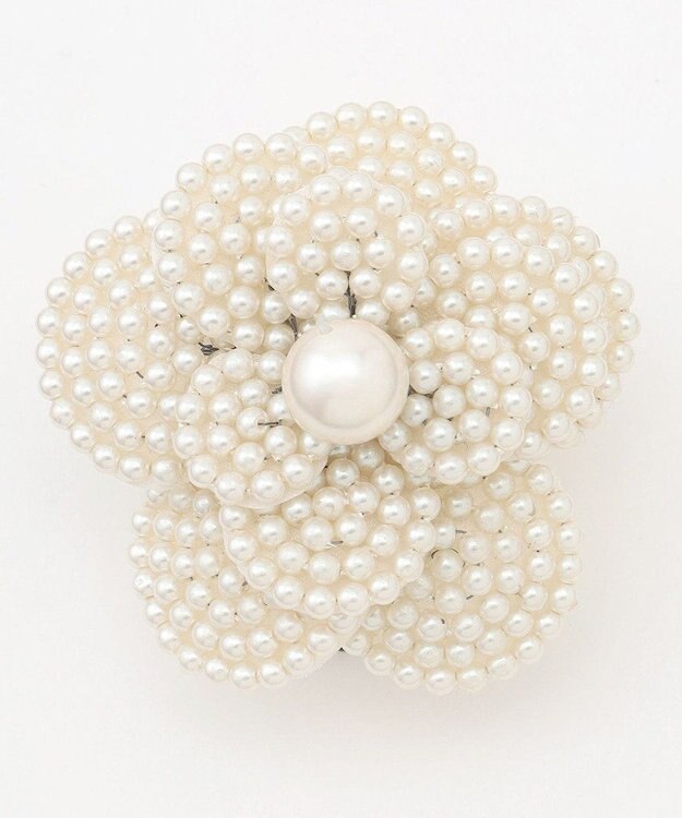 組曲 パールフラワーコサージュ アイボリー系