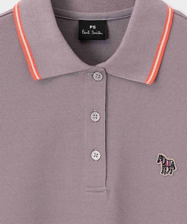 Paul Smith  ゼブラ ティップライン ポロシャツ ラベンダー