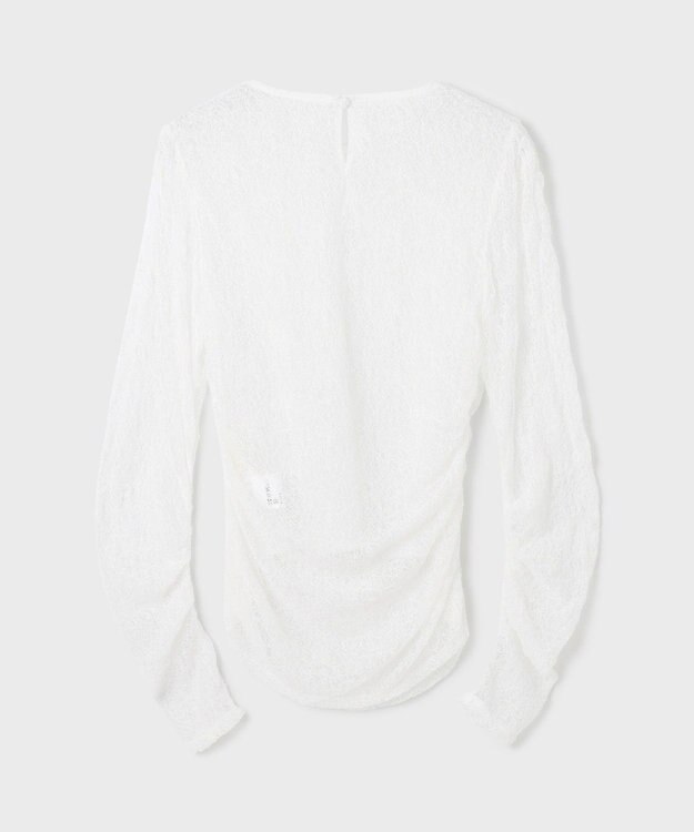 GRACE CONTINENTAL シアーレースカットトップ ホワイト