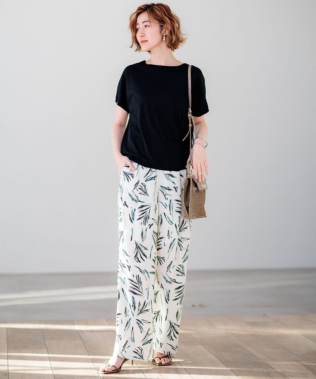 23区 S 【新色追加/VERY5月号掲載】レーヨンポリエステルストレッチ プルオーバー ニット ネイビー系