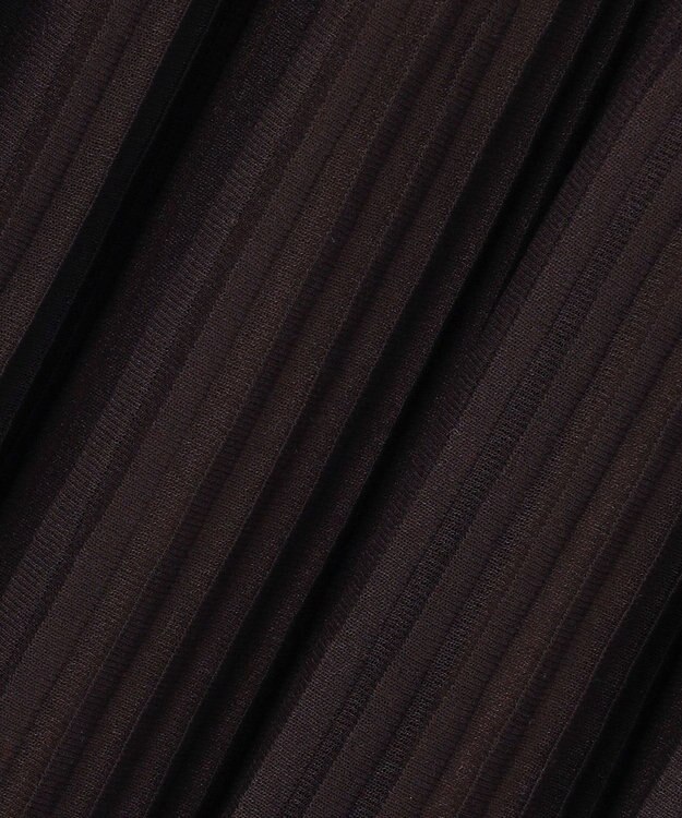 23区 【先行予約】プリーツニット ワンピース ダークブラウン系