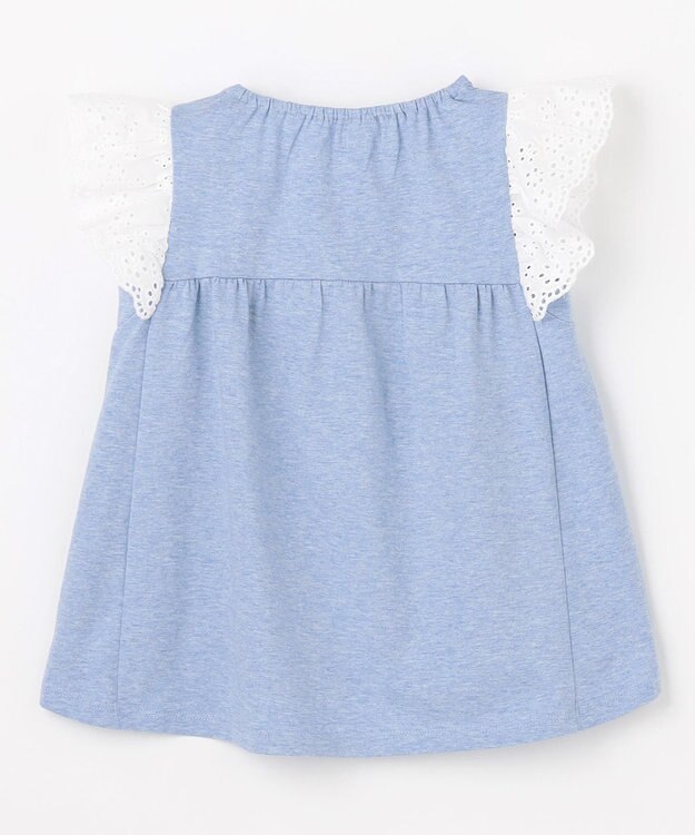 組曲 KIDS 【80-100㎝】 petit fleur エンブロイダリーチュニック ブルー