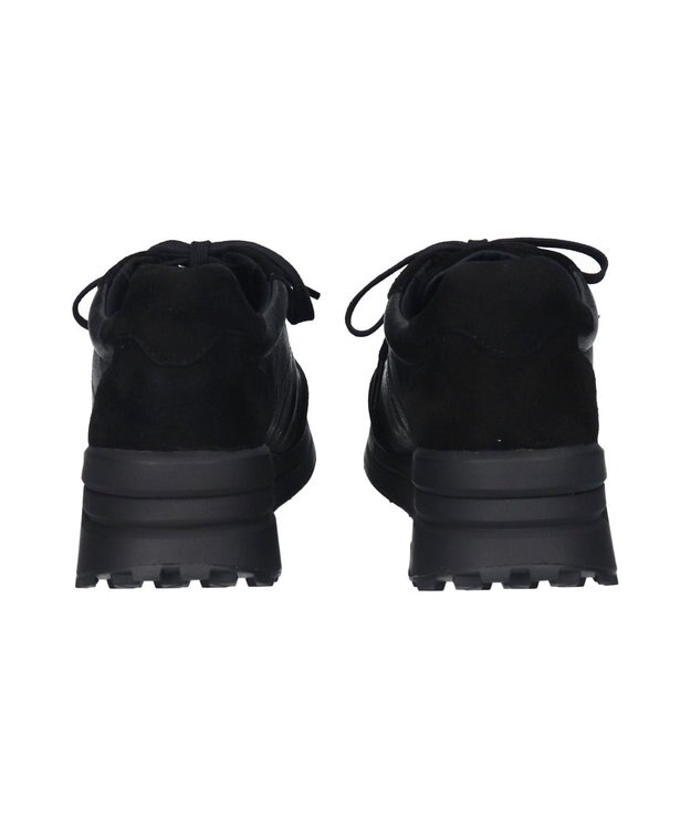 INTER-CHAUSSURES 【BUSSOLA】ヒールアップスニーカー ブラック