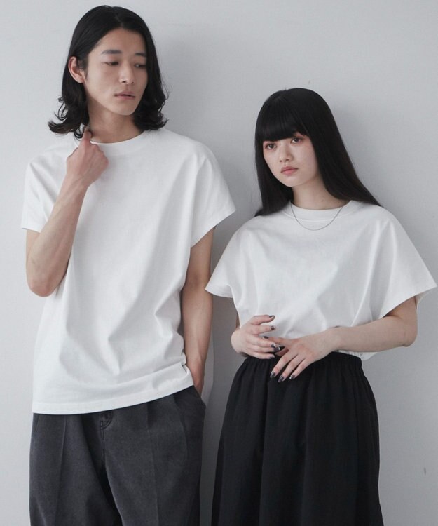 WEGO 【ユニセックス着用ITEM/綿100%】ドルマンノースリーブT ホワイト