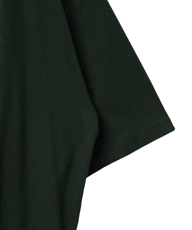 WEGO 【ユニセックス着用ITEM】カレッジロゴプリントT（SS） ダークグリーン