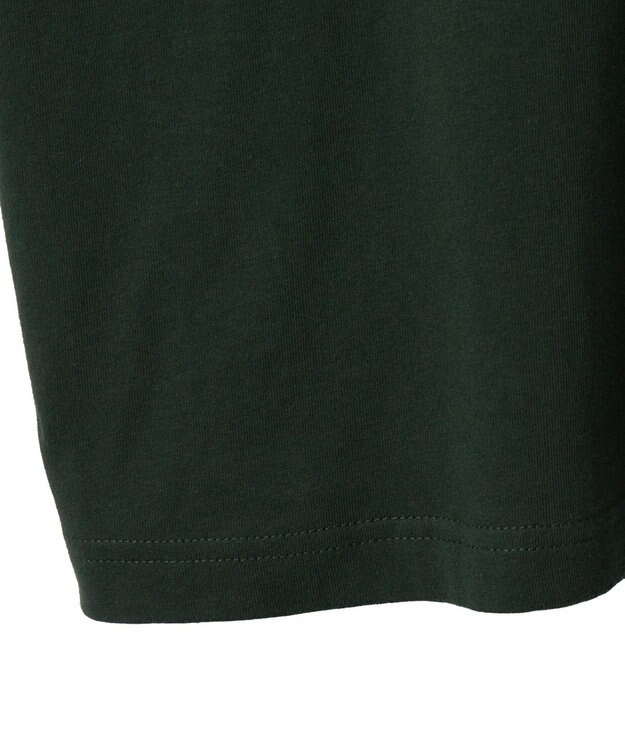 WEGO 【ユニセックス着用ITEM】カレッジロゴプリントT（SS） ダークグリーン