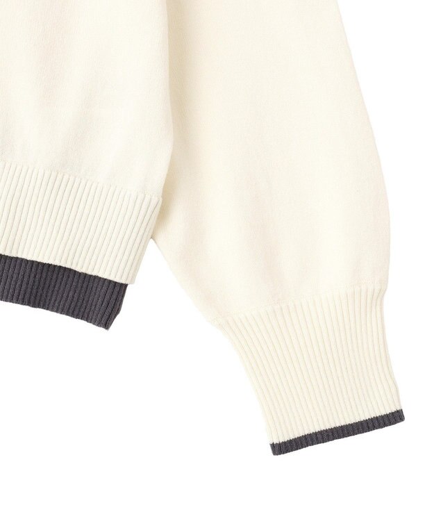 Green Parks アンチピリング前後２Ｗａｙニットカーディガン Ivory