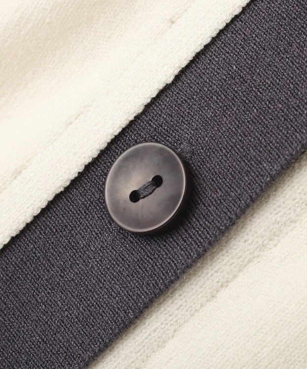 Green Parks アンチピリング前後２Ｗａｙニットカーディガン Ivory