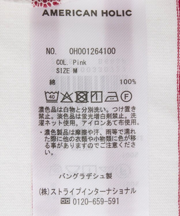 AMERICAN HOLIC バスクロンＴ Pink