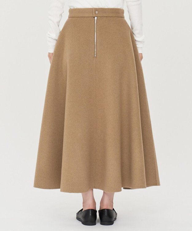 uncrave リバー フレア スカート（uncrave STANDARD） ベージュ