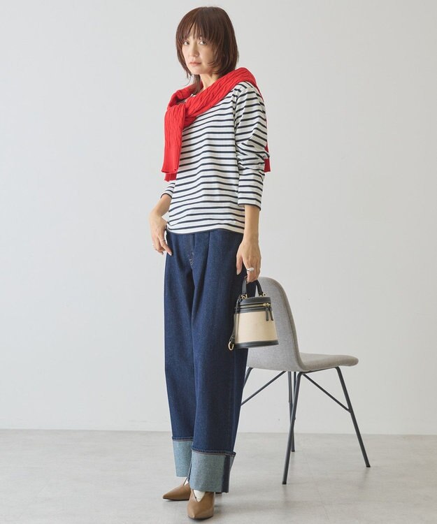 AMERICAN HOLIC バスクロンＴ Navy