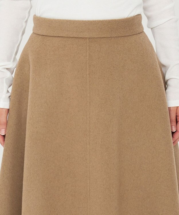 uncrave リバー フレア スカート（uncrave STANDARD） ベージュ