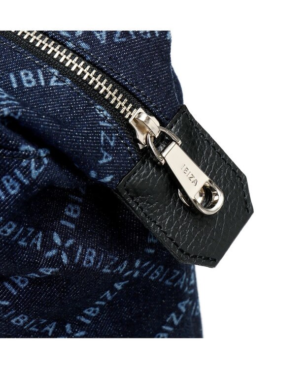 IBIZA バケーロ　ロゴデニム　リュック 紺