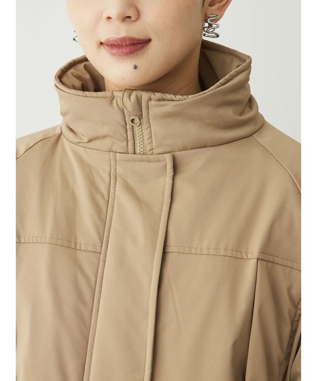 Green Parks あったか中綿コート Beige