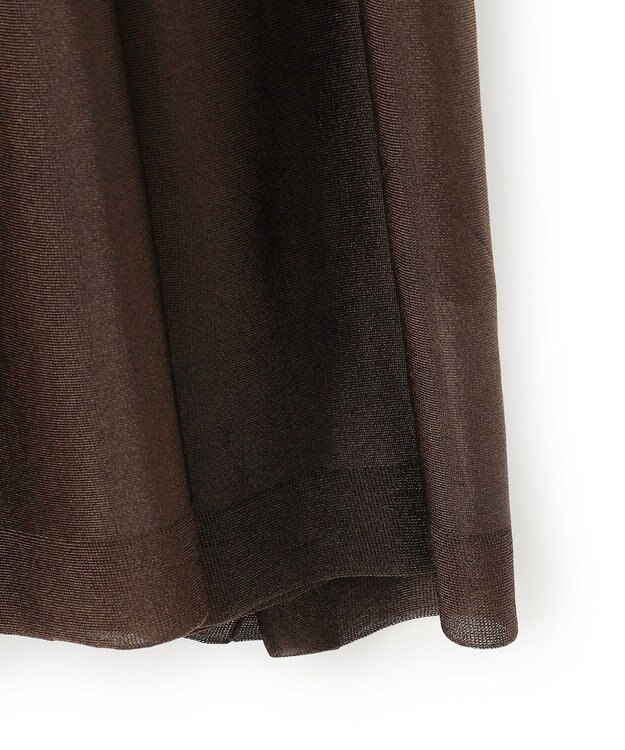 uncrave バルキーシアーニット フレアスカート ブラウン