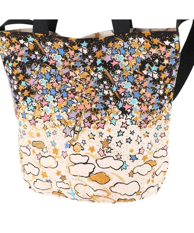 tsumori chisato CARRY ギャラクシーパネル 2way ショルダーバッグ トートバッグ 手提げ ブラック
