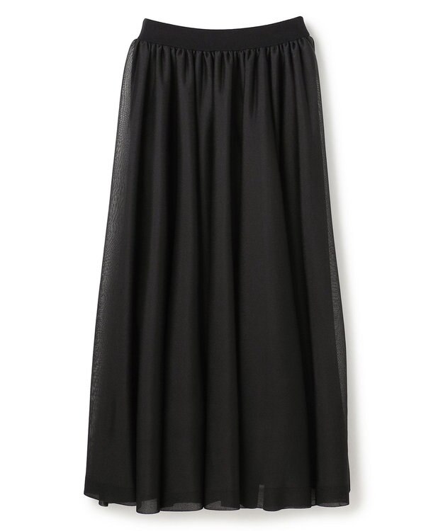 uncrave バルキーシアーニット フレアスカート ブラック