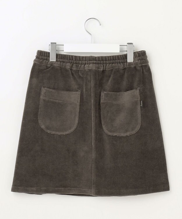 23区GOLF セットアップ対応【23Fondation/WOMEN】コーデュロイ スカート グレー系