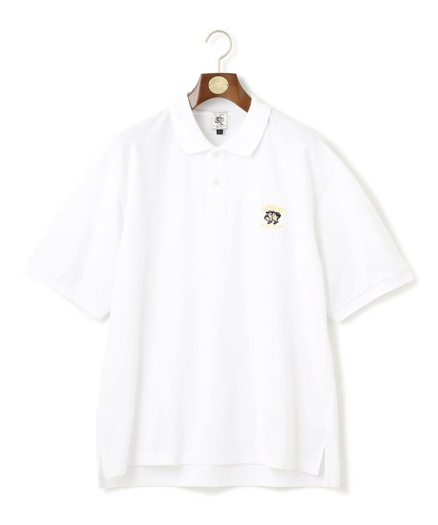J.PRESS MEN 【AaronChang】【UNISEX】カノコ ポロシャツ ホワイト系