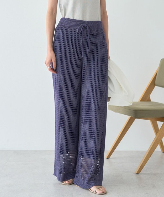 AMERICAN HOLIC メッシュパンツ Navy