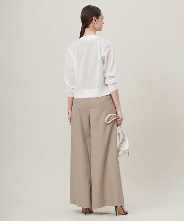 ICB 【洗える】ドライシアージップアップブルゾン オフホワイト系