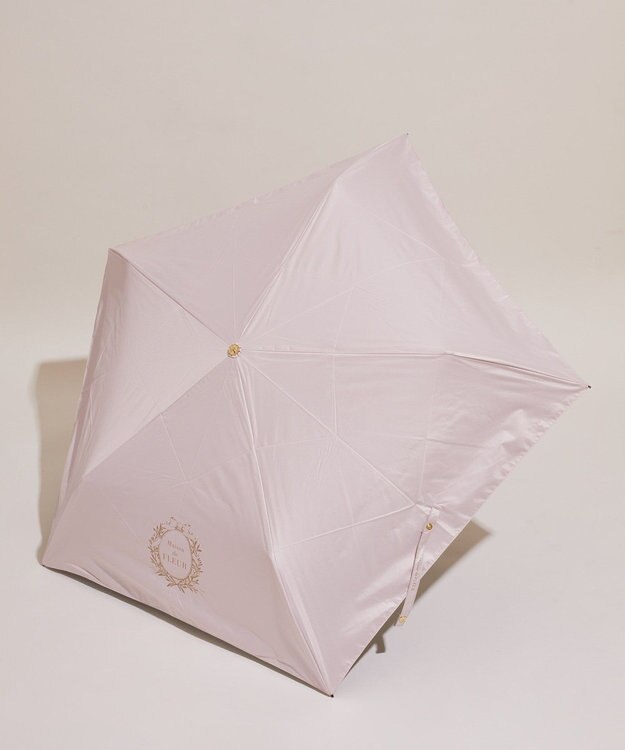 Maison de FLEUR 遮光&UV CUT 折りたたみ傘 Pink