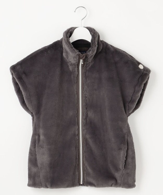 23区GOLF いつものスタイリングをアップデート【WOMEN】ファーフレンチ ベスト グレー系