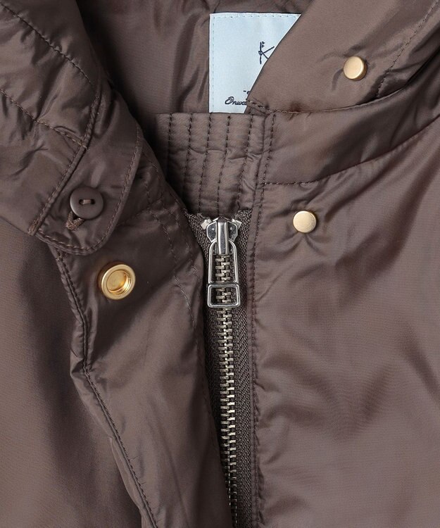 組曲 ライトタフタロング ダウン モカブラウン系