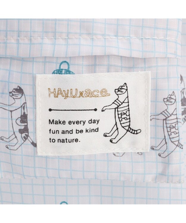 ACE BAGS & LUGGAGE 【折り畳み】 HAyU × ace. マルシェバッグ エコバッグ 猫柄 23L 17871 行進B