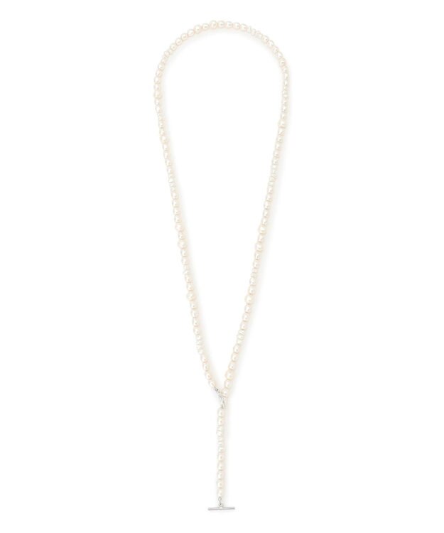 23区 【APPLAUDIR】ランダムバロックパール ロングネックレス シルバー系