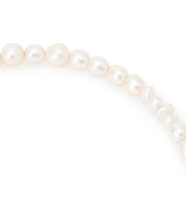 23区 【APPLAUDIR】ランダムバロックパール ロングネックレス シルバー系