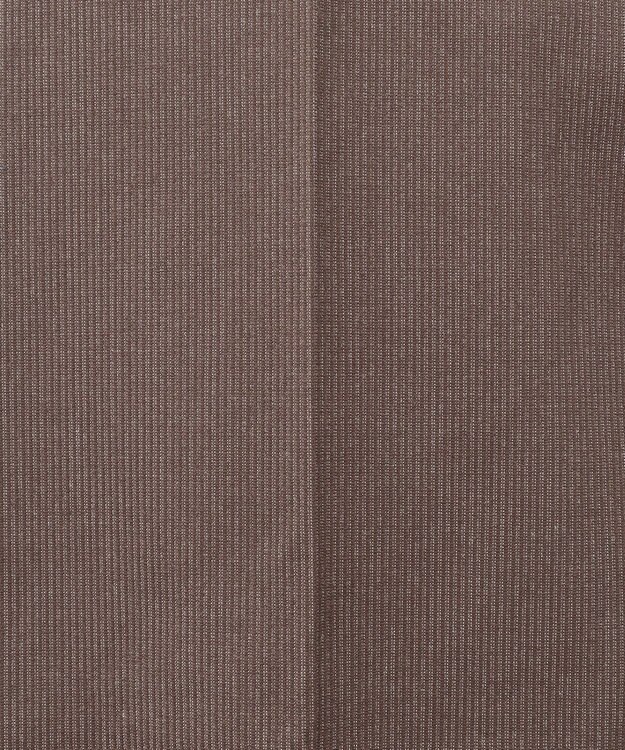 JOSEPH ABBOUD 【ウエストも伸びる！】コードストライプムーブ パンツ ダークブラウン系