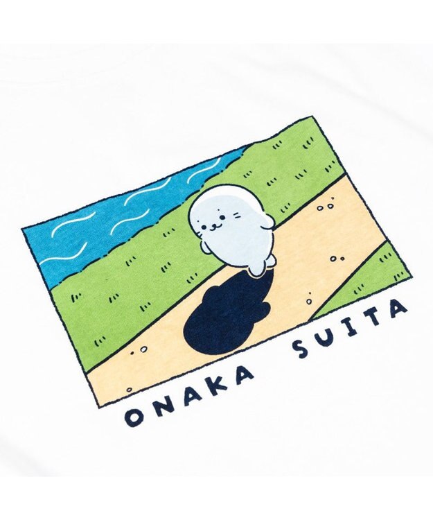 Mother garden しろたん ビッグTシャツ 半袖 《ONAKA SUITA》 フリーサイズ ユニセックス ONAKA SUITA