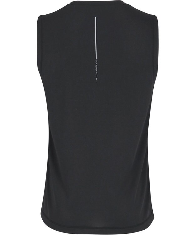CW-X 【MEN】 CW-X トップス 【薄軽ランニングシャツ】 ノースリーブ タンクトップ Ｕネック 吸汗速乾性(本体) メンズ DLO150 /ワコール ブラック
