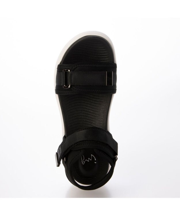 ing <ing>厚底スポーツサンダル ブラック