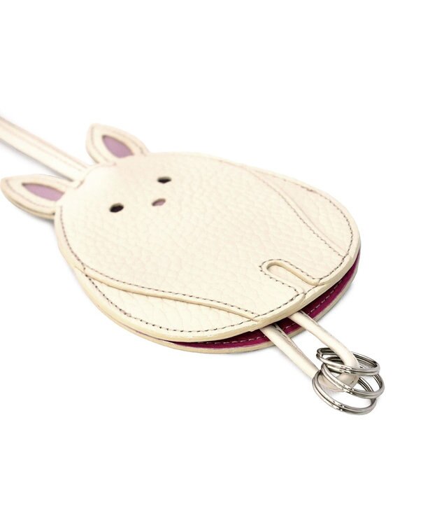 IBIZA アニマーダ　キーケース（ウサギ） 白