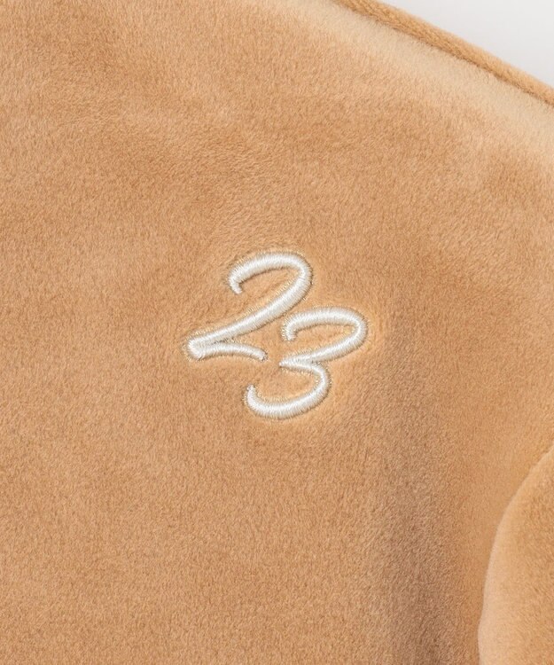 23区GOLF 【WOMEN】ベロア モックネック ベージュ系