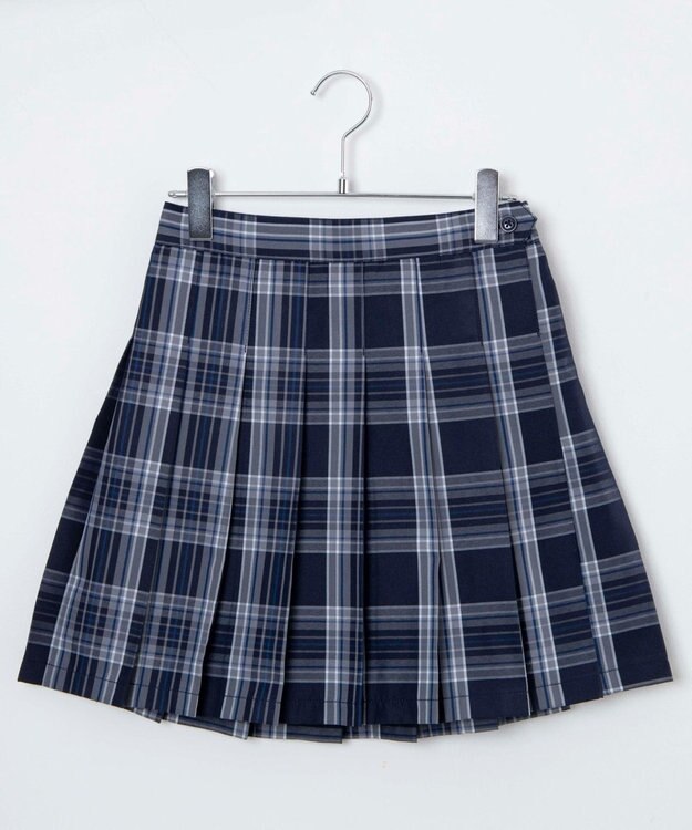 WEGO 【SCHOOLITEM】スクールプリーツスカート ブルーチェック1