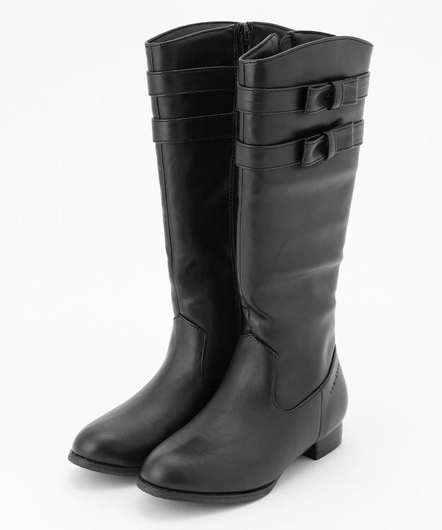 組曲 KIDS 【19-24㎝】ロングブーツ ブラック系