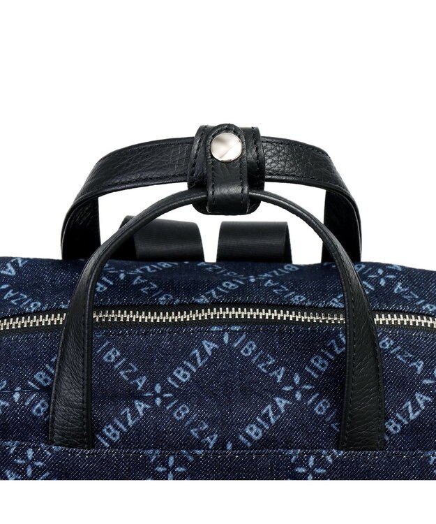 IBIZA バケーロ　ロゴデニム　リュック 紺