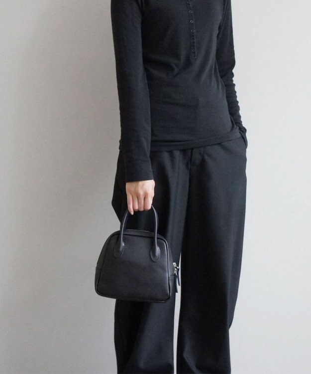 TIDEWAY MOSS グリッド ボストンバッグ XS ブラック