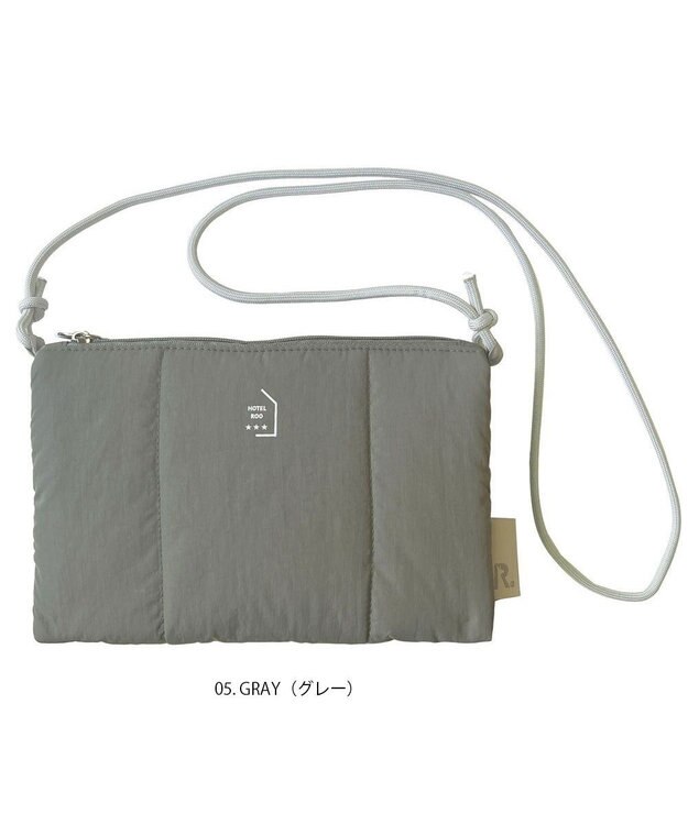 ROOTOTE 1116【ファスナー開閉】EU.サコッシュ.イントリップ-A 05：グレー