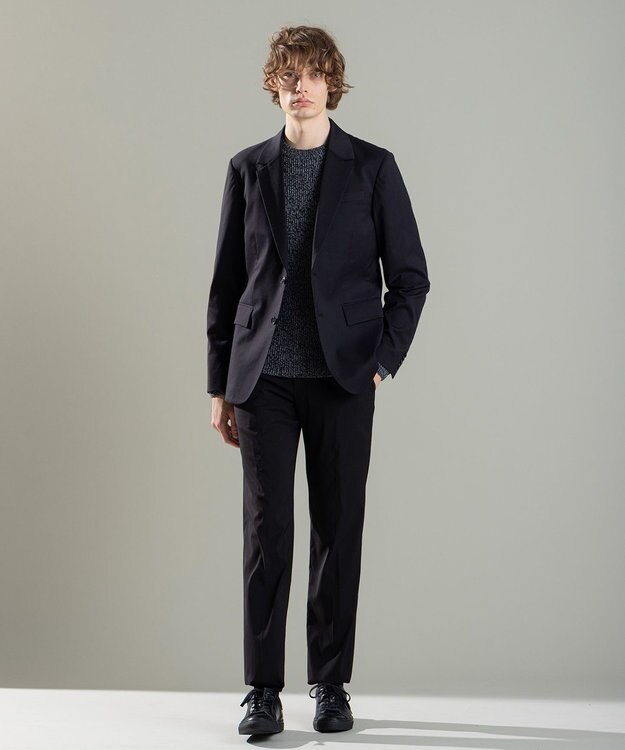 JOSEPH HOMME LORO TECHNICAL WOOL / CITY CONVERTIBLE ブラック系