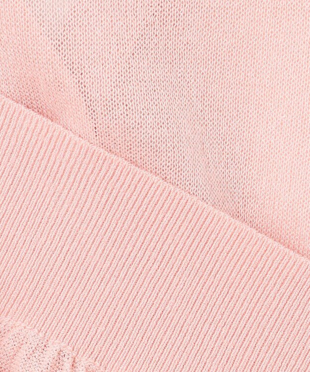 Feroux シアーニット カーディガン ピンク系