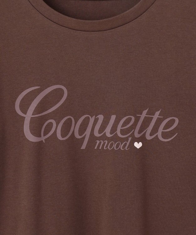 Feroux レタード カットソー ダークブラウン系