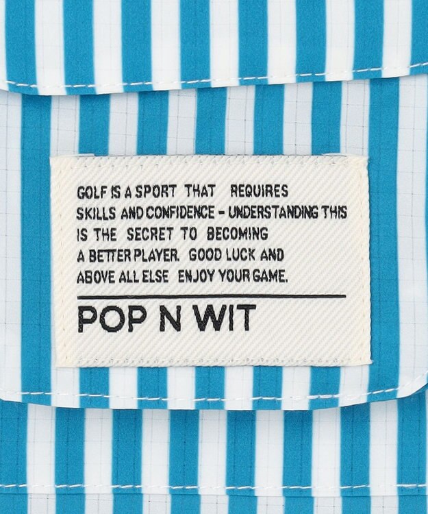 PW CIRCULUS 【高通気 / 軽撥水 / 軽量のDotAir 使用】【WOMEN】ストライプ柄スカート サックスブルー系2